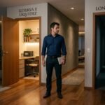 Profissional brasileiro avaliando risco de investir todo dinheiro disponível no longo prazo.