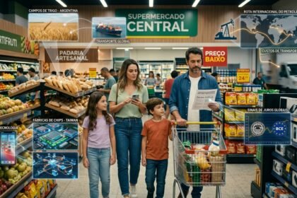Tendências econômicas globais afetam alimentos, transporte, crédito e o orçamento familiar.